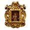 Spanish Artist, Saint with a Child, Oil on Copper, 1700s, Framed, Image 1