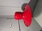 Lámpara colgante de campana grande roja de Joe Colombo, años 60, Imagen 4
