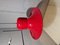 Lámpara colgante de campana grande roja de Joe Colombo, años 60, Imagen 6