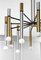 Vintage Model 1147 Chandelier in Chrome and Brass, 1950s, Image 2