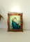 Artista italiana, Madonna Del Riposo, años 40, Impresión sobre vidrio, enmarcado, Imagen 7