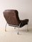 Leather Armchair with Metal Legs, 1960s 4
