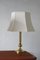 Large Brass Table Lamps by Leclaire & Schäfer, Set of 2 3