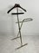 Mid-Century Folding Valet Stand in Beech and Golden Metal in the style of Ico Parisi, 1960s, Image 3