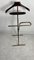 Mid-Century Folding Valet Stand in Beech and Golden Metal in the style of Ico Parisi, 1960s, Image 11