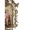 Cornucopia religiosa vintage de bronce dorado con Madona a Child Virgen del Carmen, Imagen 3