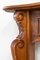 Fachada de chimenea francesa barroca de madera de pino, siglo XX, Imagen 4