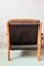 Living Room Armchair in Brown Velvet and Pine, Image 14