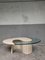 Vintage Italian Travertine and Glass Coffee Table, 1980s, Image 12