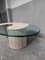 Vintage Italian Travertine and Glass Coffee Table, 1980s 21