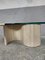 Vintage Italian Travertine and Glass Coffee Table, 1980s 19