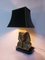 Lámpara de mesa Hollywood Regency Pharaoh de latón, Imagen 36