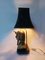 Lámpara de mesa Hollywood Regency Pharaoh de latón, Imagen 31