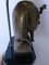 Lámpara de mesa Hollywood Regency Pharaoh de latón, Imagen 17