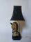 Lámpara de mesa Hollywood Regency Pharaoh de latón, Imagen 25