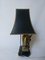 Hollywood Regency Pharaoh Brass Table Lamp 18