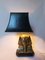 Lámpara de mesa Hollywood Regency Pharaoh de latón, Imagen 34