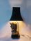 Lámpara de mesa Hollywood Regency Pharaoh de latón, Imagen 32
