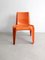 Orange BA 1171 Stühle von Helmut Bätzner für Bofinger, 1960er, 4er Set 8