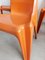 Orange BA 1171 Stühle von Helmut Bätzner für Bofinger, 1960er, 4er Set 14