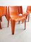 Sedie BA1171 arancioni di Helmut Bätzner per Bofinger, anni '60, set di 4, Immagine 12