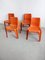 Orange BA 1171 Stühle von Helmut Bätzner für Bofinger, 1960er, 4er Set 11