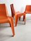 Orange BA 1171 Stühle von Helmut Bätzner für Bofinger, 1960er, 4er Set 6