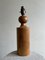 Handmade Geometric Wood Table Lamp, Sweden, 1950s 4