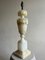 Classical Alabaster Urn Table Lamp with Carved Vine Leaf Details, Italy, 1910s 5