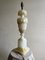 Classical Alabaster Urn Table Lamp with Carved Vine Leaf Details, Italy, 1910s 4