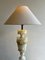 Classical Alabaster Urn Table Lamp with Carved Vine Leaf Details, Italy, 1910s 3