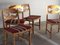 Razorblade Dining Chairs by Henning Kjærnulf for Nyrup, 1960s, Set of 4 2
