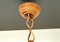 Mid-Century Reed Ceiling Lamp, Italy, 1970s 3