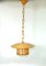 Mid-Century Reed Ceiling Lamp, Italy, 1970s 8