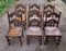 17th Century English Oak Dining Chairs, 1670s, Set of 6 1