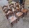 17th Century English Oak Dining Chairs, 1670s, Set of 6 5
