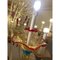 Lámpara de araña italiana vintage de cristal de Murano de Simoeng, años 70, Imagen 5