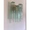 Italienische Wandlampe aus grünem Tronchi Murano Glas von Simoeng 11