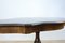 Table Basse de Style Biscuit en Noyer Sculpté avec Placage Teinté 6