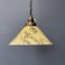 Yellow Marbled Glass Hanging Lamp 6