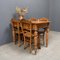 Open Wood Kitchen Table with Tiger Stripes 25