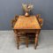 Open Wood Kitchen Table with Tiger Stripes 24
