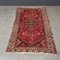 Vintage Red-Colored Hand-Knotted Rug 1