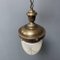 Hanging Lamp with Frosted Cut Glass, 1920s, Image 4