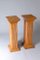 Rattan & Bamboo Pedestals with Glass Top from Vivai Del Sud, 1970s, Set of 2, Image 4