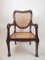 Jugendstil Sessel aus Eiche & Geflecht, 1900er 11