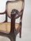 Art Nouveau Armchair in Oak and Canework, 1900s 8