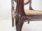Jugendstil Sessel aus Eiche & Geflecht, 1900er 10