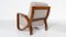Art Deco Sessel aus Holz & Stoff, 1930er, 2er Set 9
