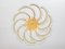 Vergoldeter Kronleuchter aus Messing & Kristallglas, Palwa zugeschrieben, 1970er 8